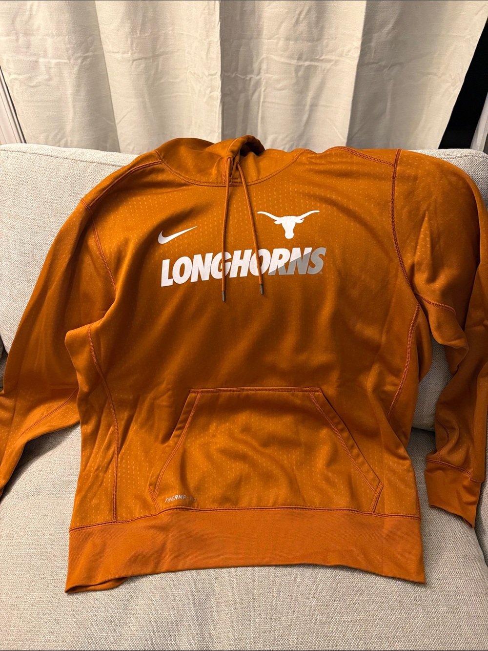 Nike Orange Longhorns Hooded Pullover